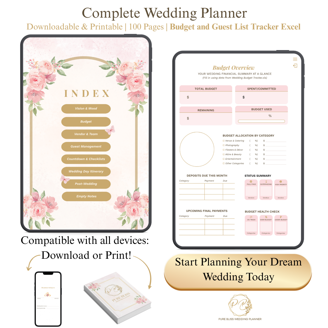 Pure Bliss Wedding Planner